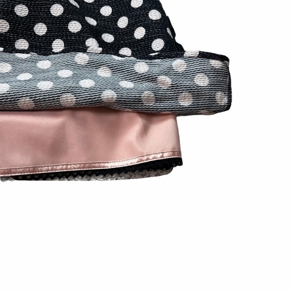 Maeve Anthropologie Black Dotted A-Line Mini Dress - Picture 8 of 11